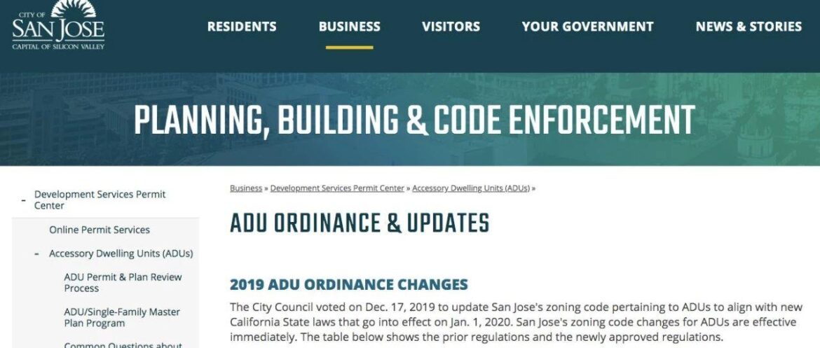 圣何塞通过多项ADU加建新规！快看看都有哪些优惠政策？